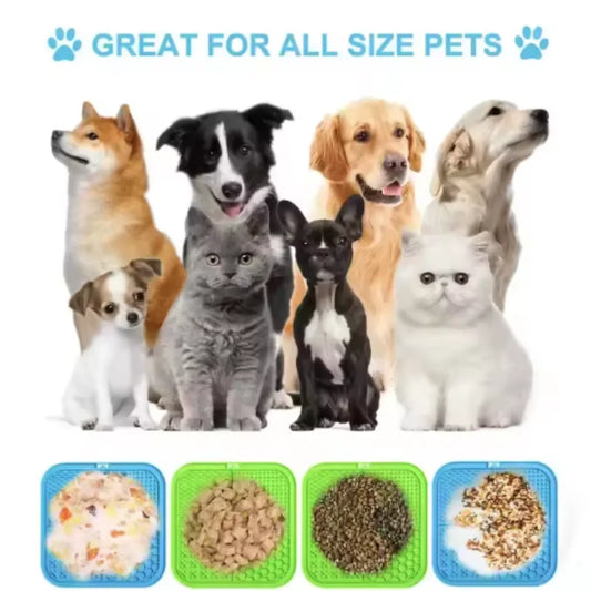 Iron Paw Silicone Lick Mat with Suction Cups