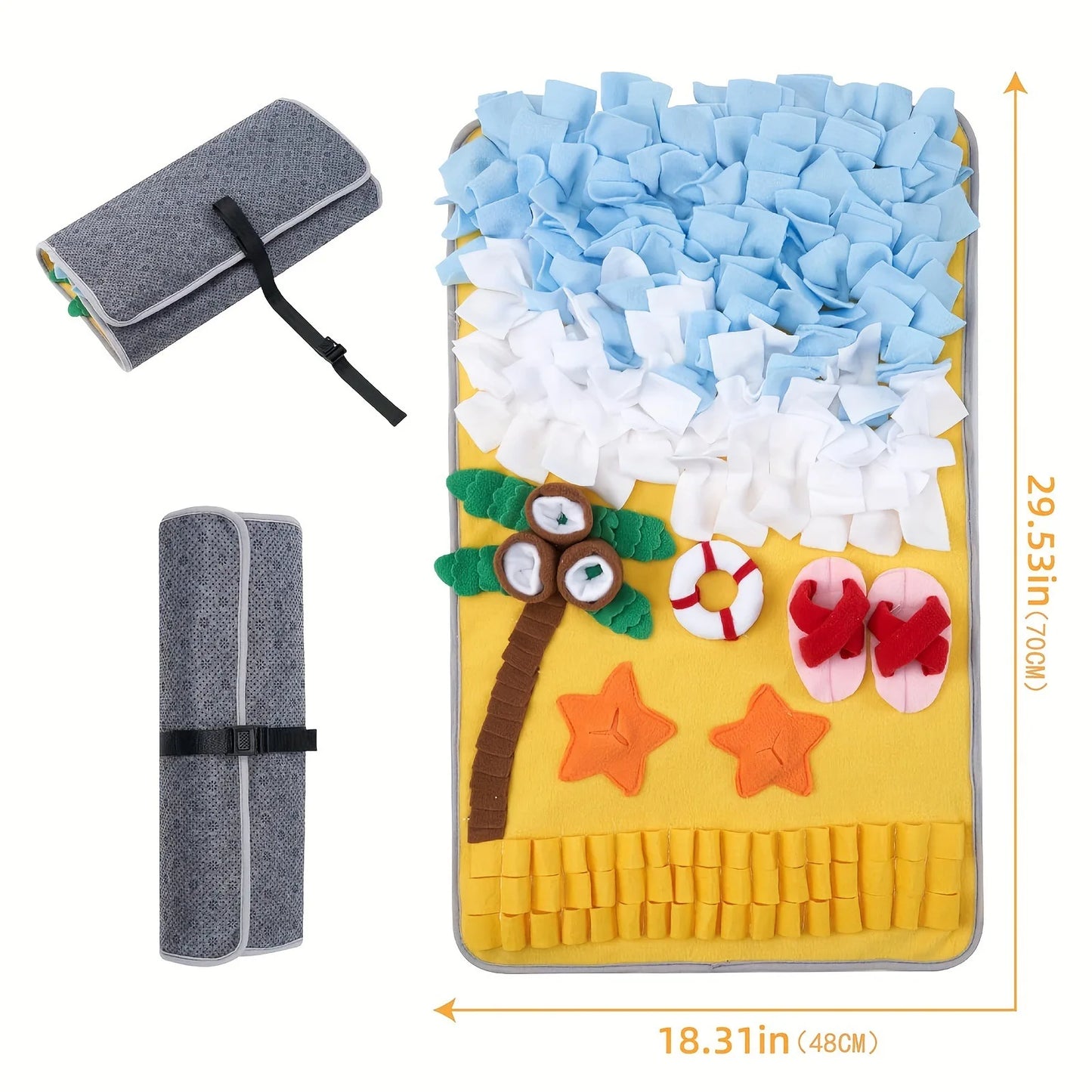 Iron Paw Large Snuffle Mat — Anti-Boredom Foraging Blanket
