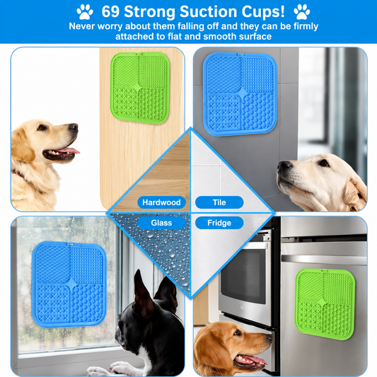 Iron Paw Silicone Lick Mat with Suction Cups