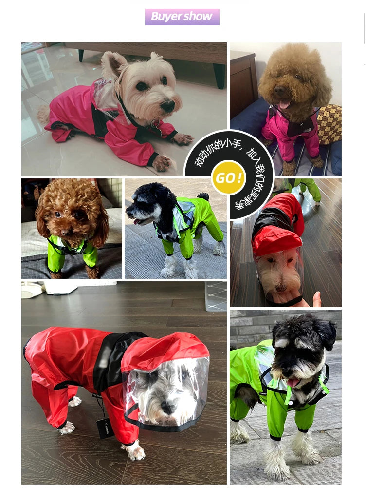 Iron Paw Lightweight Waterproof Dog Jacket