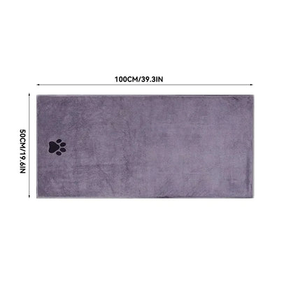 Iron Paw Super Absorbent Microfiber Pet Towel