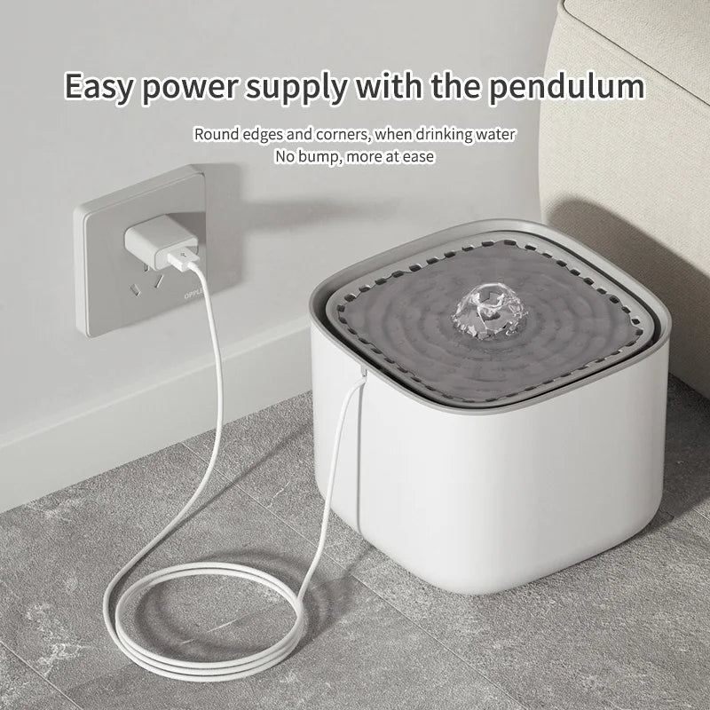 3L Filtered Pet Water Fountain — USB Circulating Dispenser