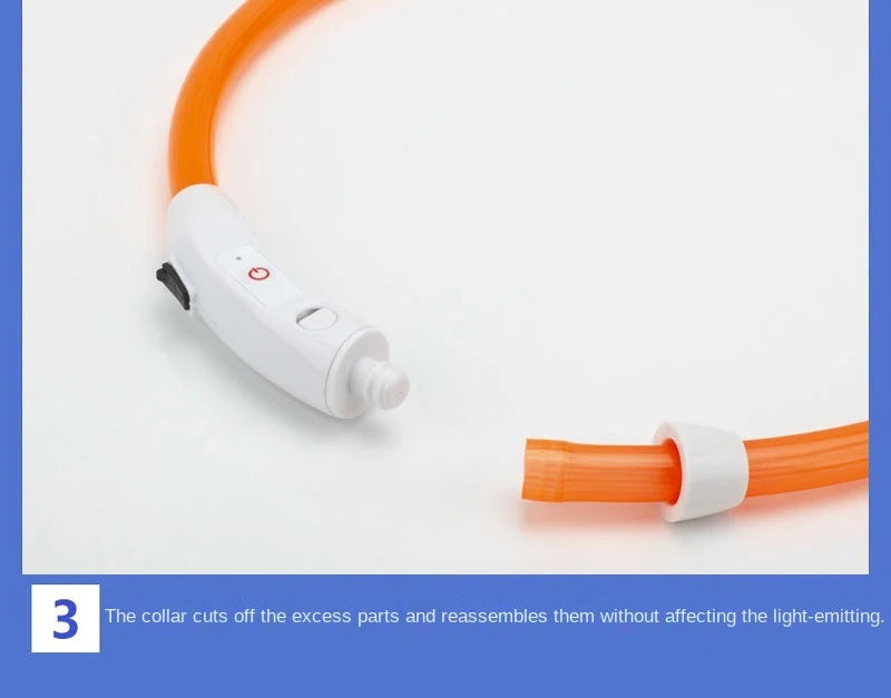 Iron Paw USB Rechargeable LED Safety Collar