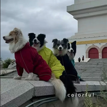 Iron Paw Waterproof Reflective Dog Raincoat