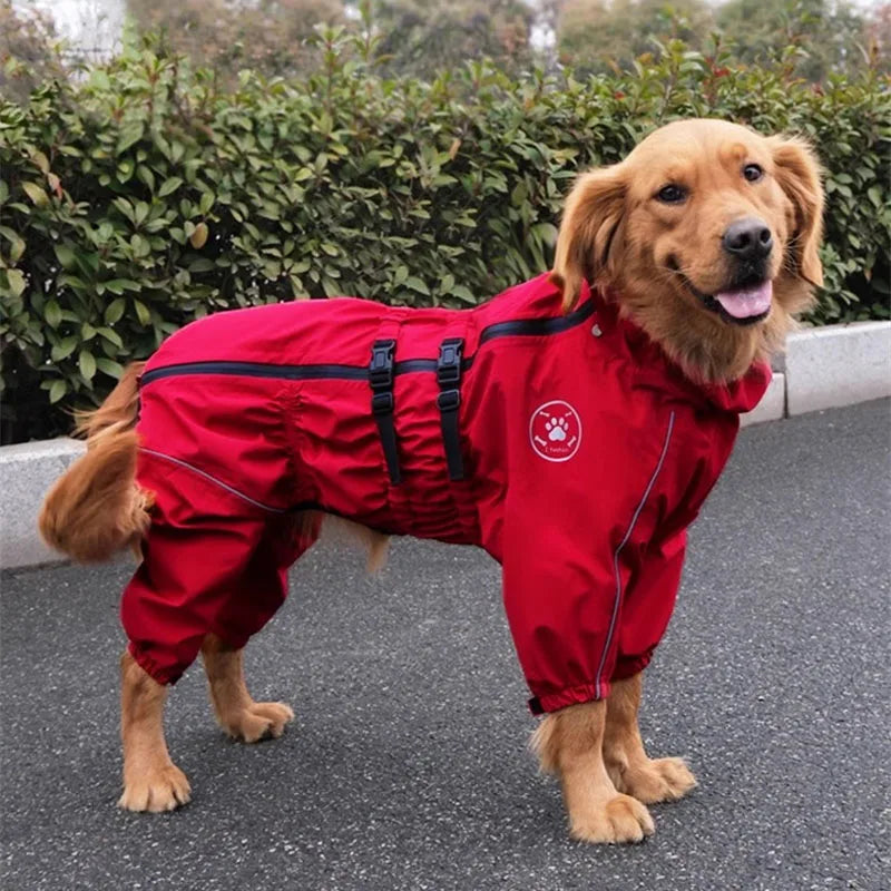 Iron Paw Waterproof Reflective Dog Raincoat