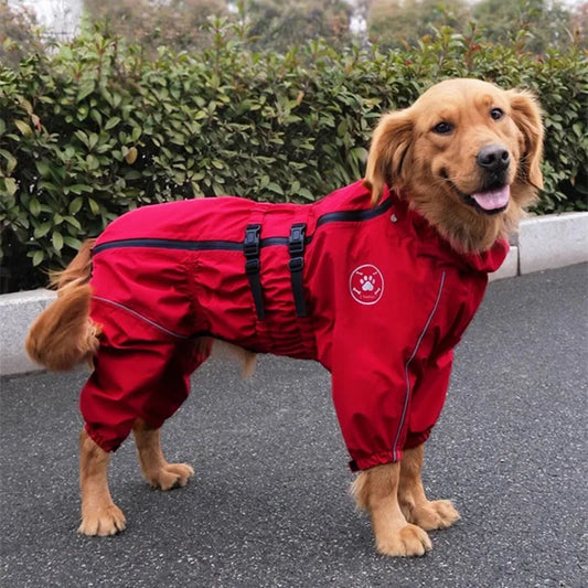 Iron Paw Waterproof Reflective Dog Raincoat