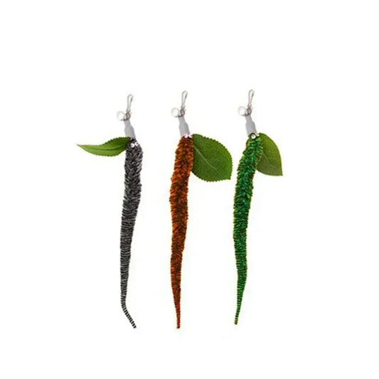 Simulation Bird Cat Teaser Wand — Interactive Feather Toy with Bell