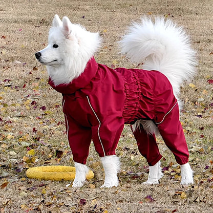 Iron Paw Waterproof Reflective Dog Raincoat