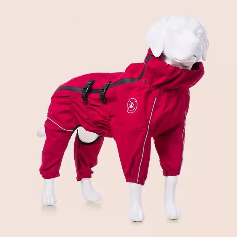 Iron Paw Waterproof Reflective Dog Raincoat