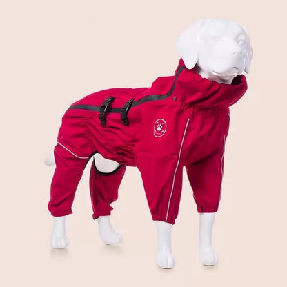 Iron Paw Waterproof Reflective Dog Raincoat