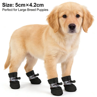 Waterproof Anti-Slip Puppy Shoes — Small Dog Boots