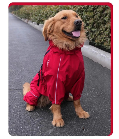 Iron Paw Waterproof Reflective Dog Raincoat