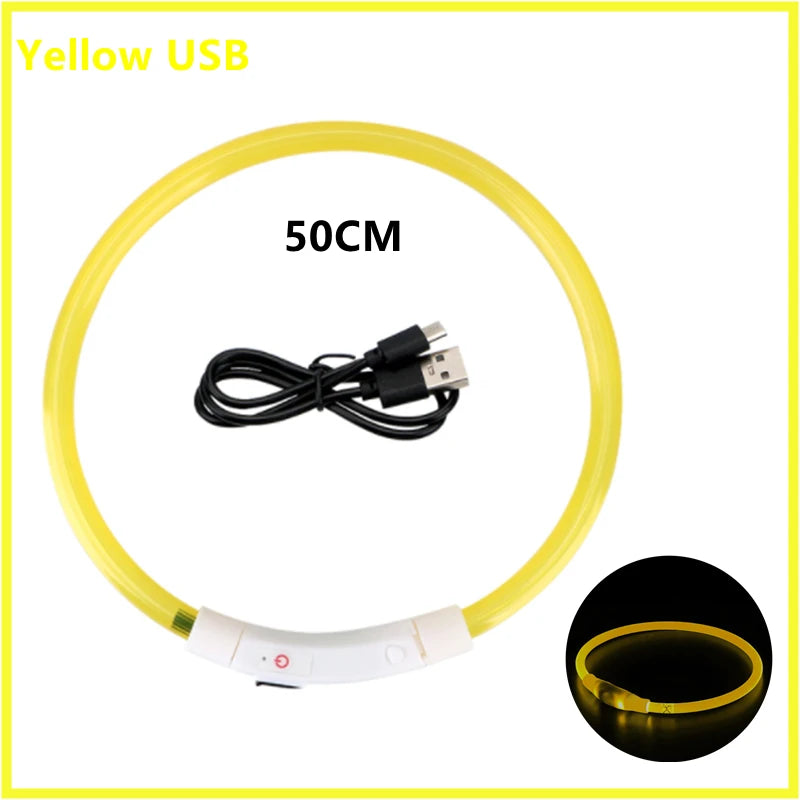 Iron Paw USB Rechargeable LED Safety Collar