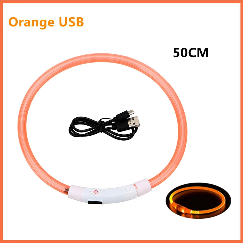Iron Paw USB Rechargeable LED Safety Collar