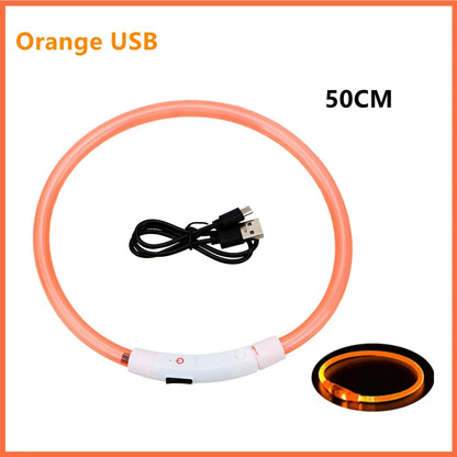 Iron Paw USB Rechargeable LED Safety Collar