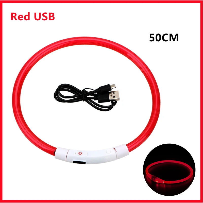 Iron Paw USB Rechargeable LED Safety Collar