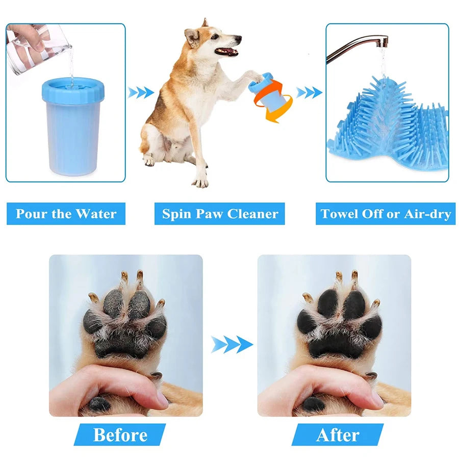 Iron Paw Portable Silicone Paw Cleaning Cup