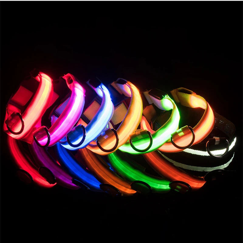 Iron Paw USB Rechargeable LED Safety Collar