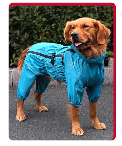 Iron Paw Waterproof Reflective Dog Raincoat