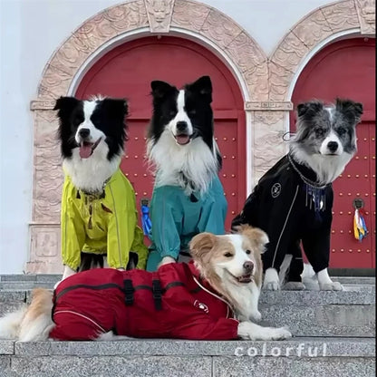 Iron Paw Waterproof Reflective Dog Raincoat