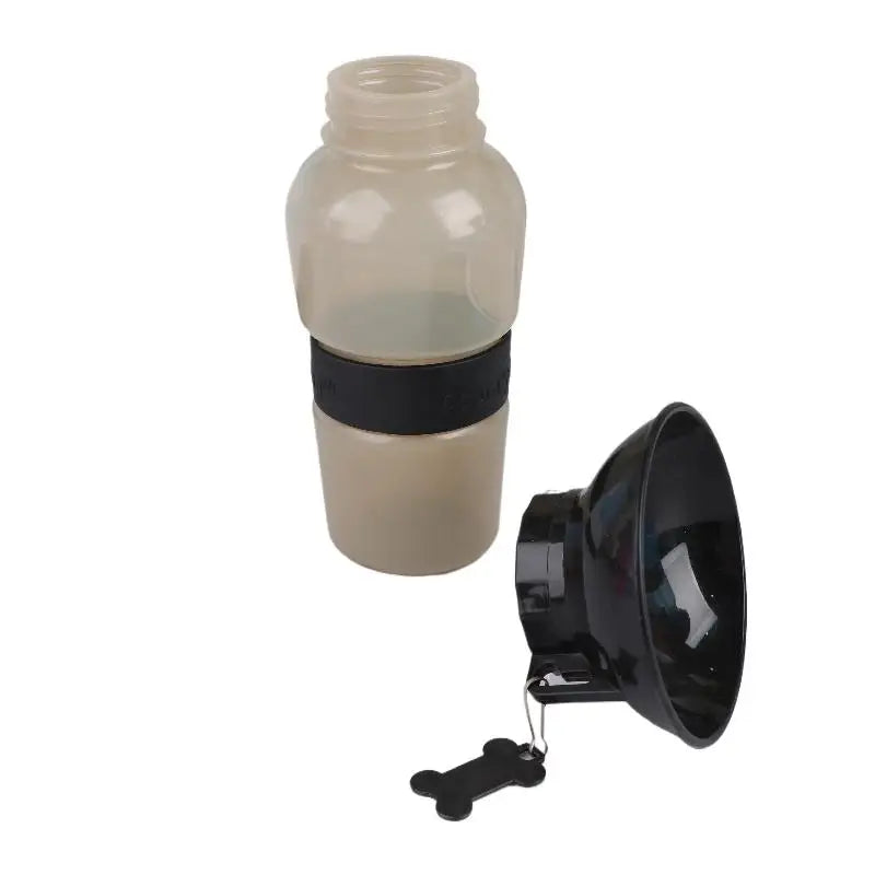 Portable Pet Water Bottle — Travel Drinking Bowl