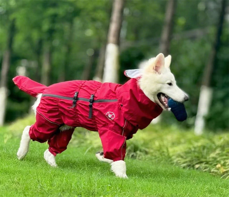 Iron Paw Waterproof Reflective Dog Raincoat