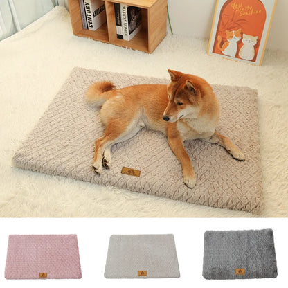 Iron Paw 3D Foam Pet Bed with Removable Faux Fur Cover