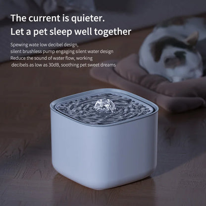 3L Filtered Pet Water Fountain — USB Circulating Dispenser