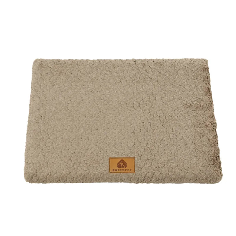 Iron Paw 3D Foam Pet Bed with Removable Faux Fur Cover