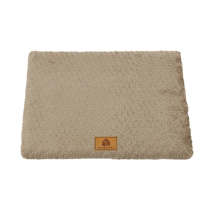 Iron Paw 3D Foam Pet Bed with Removable Faux Fur Cover