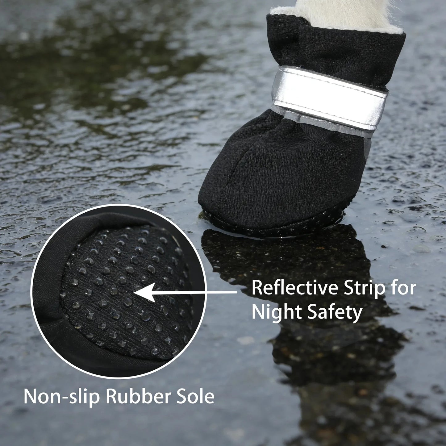 Waterproof Anti-Slip Puppy Shoes — Small Dog Boots