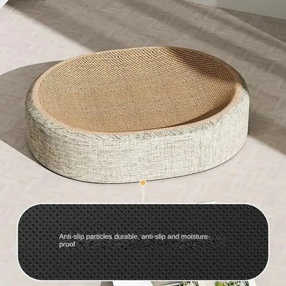 2-in-1 Sisal Cat Scratcher Bed — Furniture-Saving Lounger