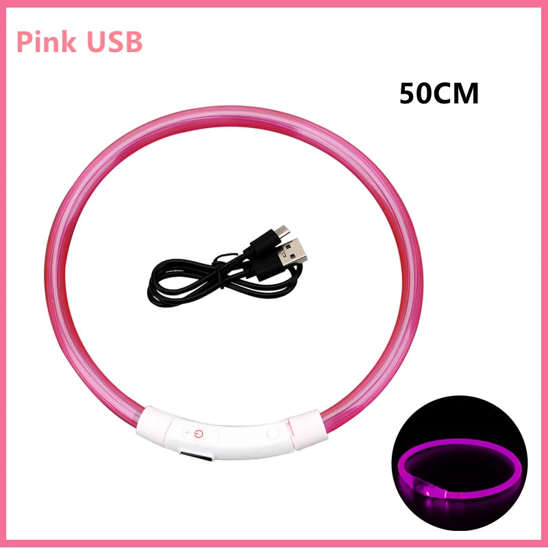 Iron Paw USB Rechargeable LED Safety Collar