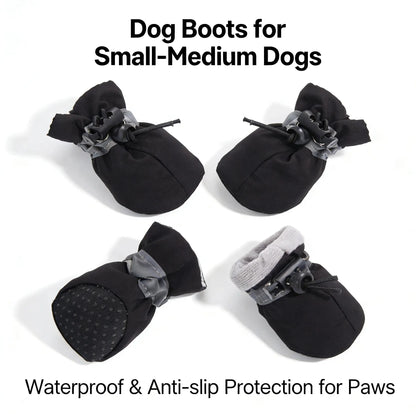 Waterproof Anti-Slip Puppy Shoes — Small Dog Boots