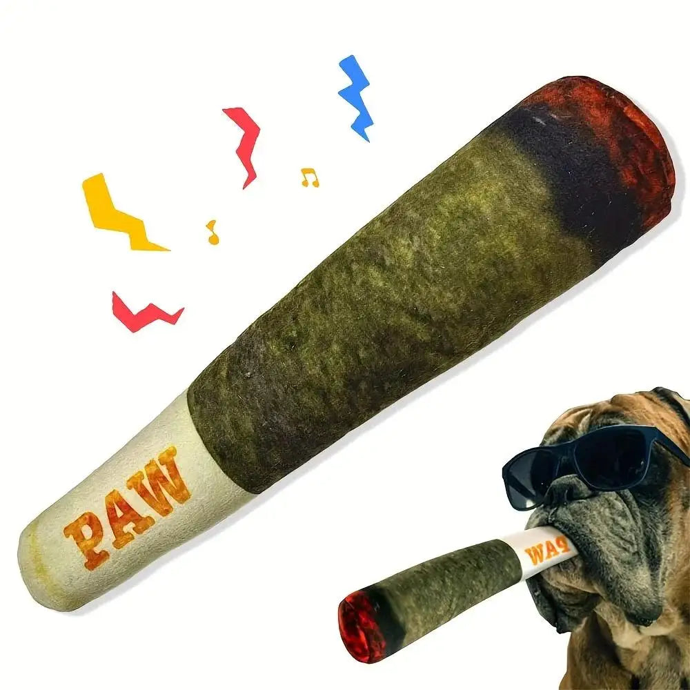 Iron Paw Plush Squeaky Chew Toy