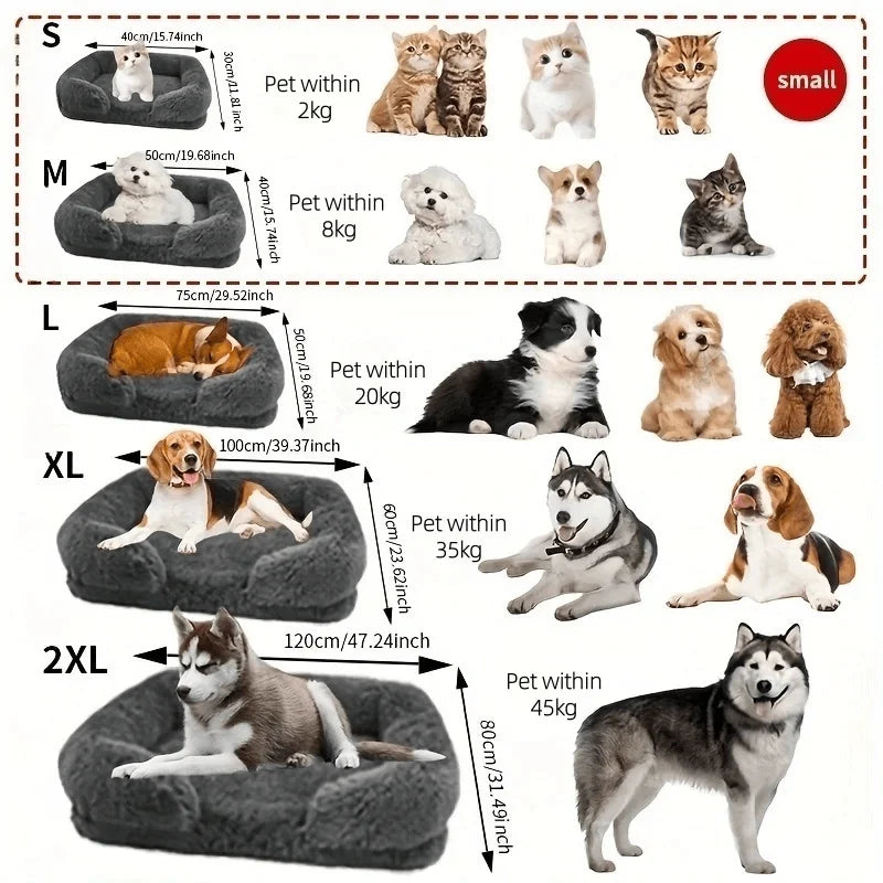 Iron Paw Orthopedic Calming Pet Bed — Memory Foam