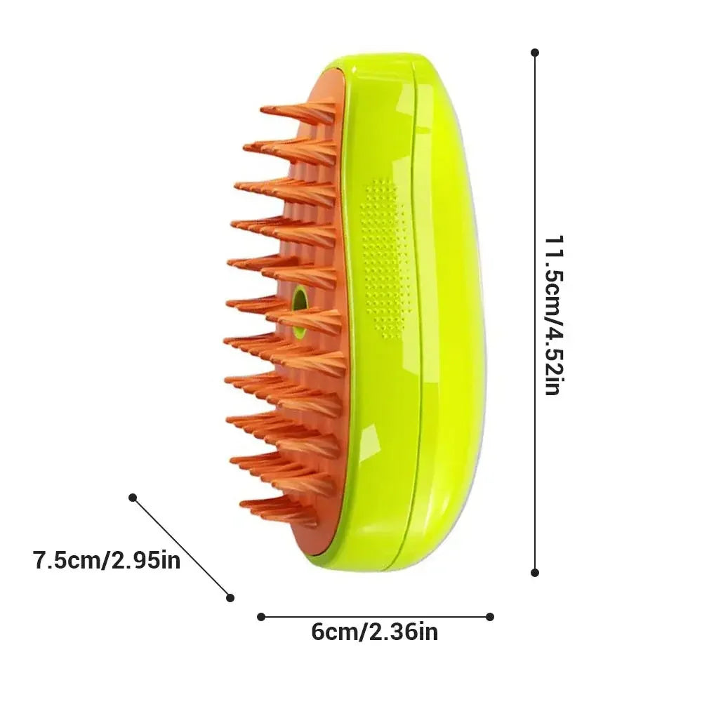Iron Paw 3-in-1 Electric Steam Grooming Brush