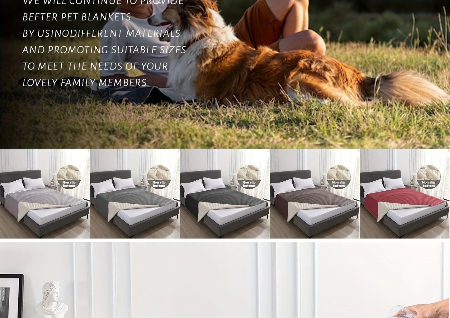 Iron Paw Waterproof Pet Blanket and Furniture Cover