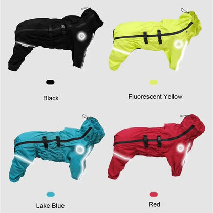 Iron Paw Waterproof Reflective Dog Raincoat