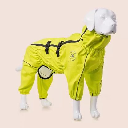 Iron Paw Waterproof Reflective Dog Raincoat