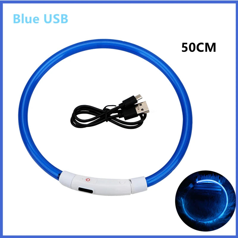 Iron Paw USB Rechargeable LED Safety Collar