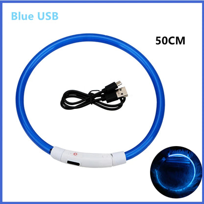 Iron Paw USB Rechargeable LED Safety Collar