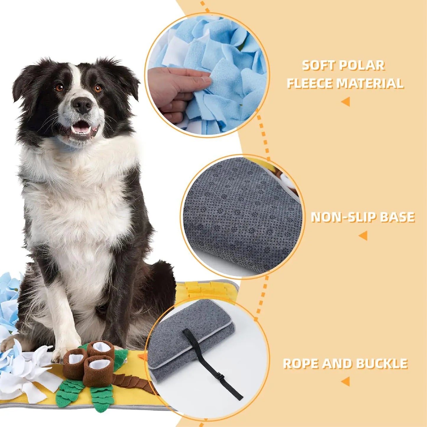 Iron Paw Large Snuffle Mat — Anti-Boredom Foraging Blanket