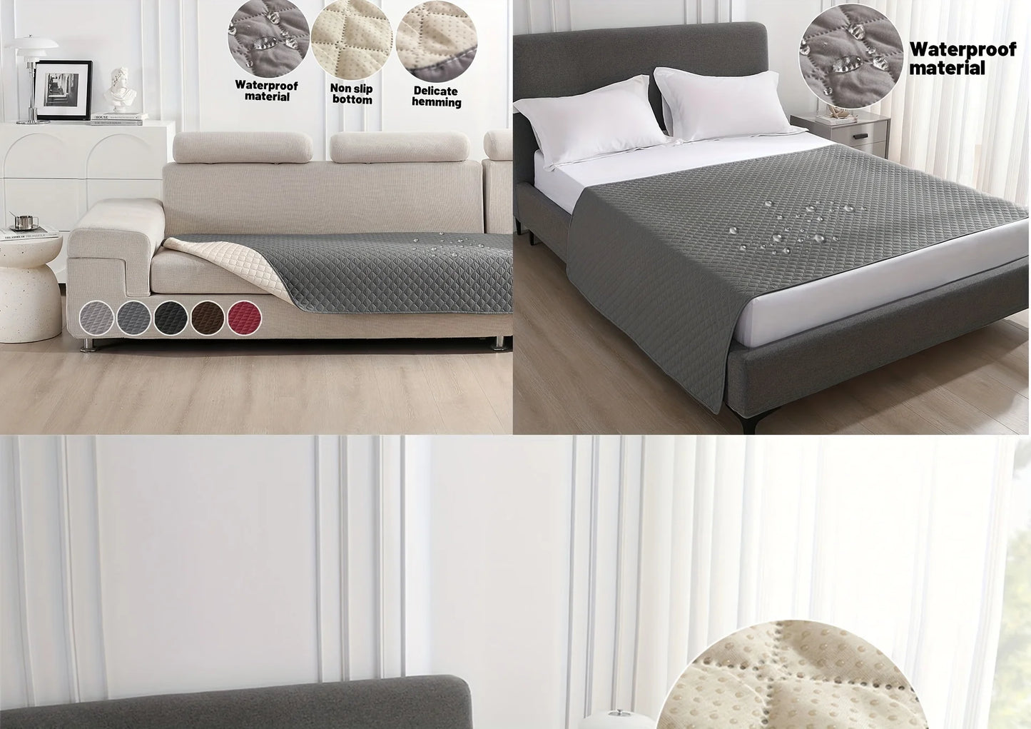 Iron Paw Waterproof Pet Blanket and Furniture Cover
