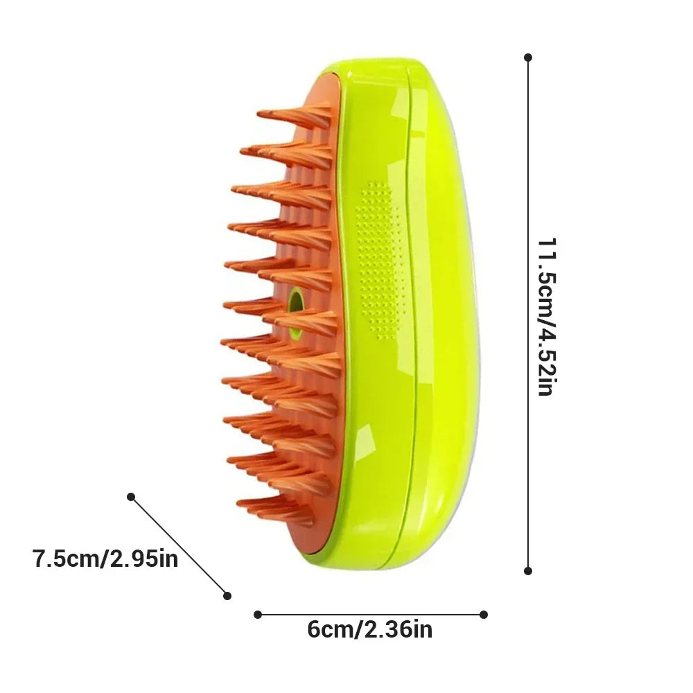 Iron Paw 3-in-1 Electric Steam Grooming Brush