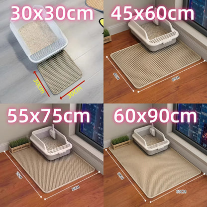 Iron Paw Waterproof Double-Layer Cat Litter Mat