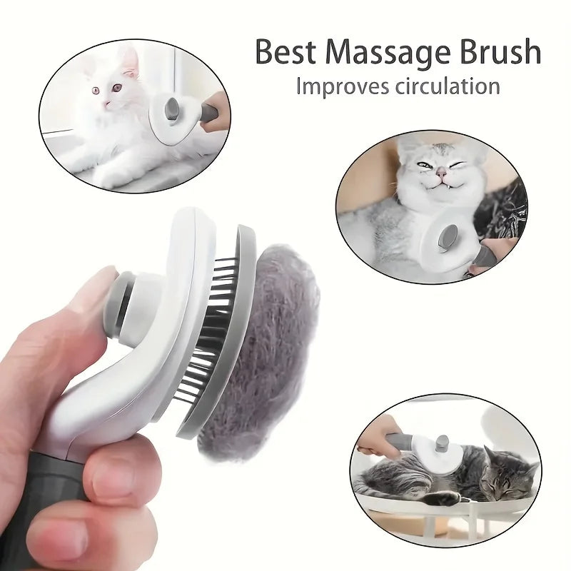 Iron Paw Self-Cleaning Pet Hair Removal Comb