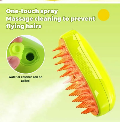 Iron Paw 3-in-1 Electric Steam Grooming Brush