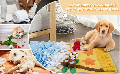 Iron Paw Large Snuffle Mat — Anti-Boredom Foraging Blanket