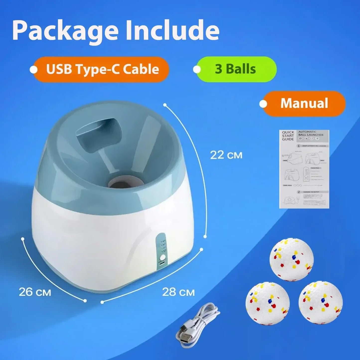 Iron Paw Automatic Tennis Ball Launcher